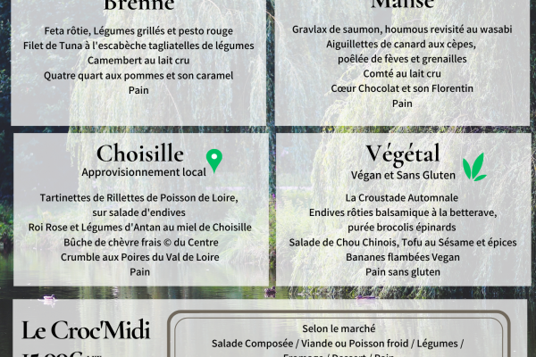 La Carte des GreenBox Automne 2023